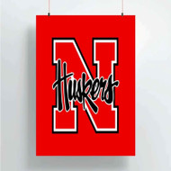 Onyourcases Nebraska Cornhusker Custom Poster Silk Poster Wall Decor Home Decoration Wall Art Satin Silky Decorative Wallpaper Personalized Wall Hanging 20x14 Inch 24x35 Inch Poster