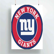 Onyourcases New York Giants NFL Custom Poster Silk Poster Wall Decor Home Decoration Wall Art Satin Silky Decorative Wallpaper Personalized Wall Hanging 20x14 Inch 24x35 Inch Poster