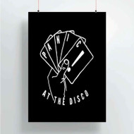 Onyourcases panic at the disco cards Custom Poster Silk Poster Wall Decor Home Decoration Wall Art Satin Silky Decorative Wallpaper Personalized Wall Hanging 20x14 Inch 24x35 Inch Poster