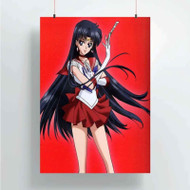 Onyourcases Sailor Mars Custom Poster Silk Poster Wall Decor Home Decoration Wall Art Satin Silky Decorative Wallpaper Personalized Wall Hanging 20x14 Inch 24x35 Inch Poster