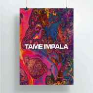 Onyourcases Tame Impala Custom Poster Silk Poster Wall Decor Home Decoration Wall Art Satin Silky Decorative Wallpaper Personalized Wall Hanging 20x14 Inch 24x35 Inch Poster