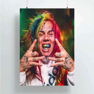 Onyourcases Tekashi69 Custom Poster Silk Poster Wall Decor Home Decoration Wall Art Satin Silky Decorative Wallpaper Personalized Wall Hanging 20x14 Inch 24x35 Inch Poster
