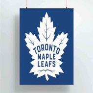 Onyourcases Toronto Maple Leafs NHL Custom Poster Silk Poster Wall Decor Home Decoration Wall Art Satin Silky Decorative Wallpaper Personalized Wall Hanging 20x14 Inch 24x35 Inch Poster