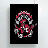 Onyourcases Toronto Raptors NBA Art Custom Poster Silk Poster Wall Decor Home Decoration Wall Art Satin Silky Decorative Wallpaper Personalized Wall Hanging 20x14 Inch 24x35 Inch Poster