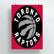 Onyourcases Toronto Raptors NBA Custom Poster Silk Poster Wall Decor Home Decoration Wall Art Satin Silky Decorative Wallpaper Personalized Wall Hanging 20x14 Inch 24x35 Inch Poster