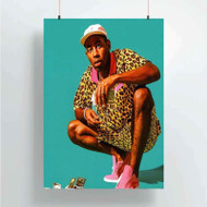 Onyourcases Tyler the Creator Custom Poster Silk Poster Wall Decor Home Decoration Wall Art Satin Silky Decorative Wallpaper Personalized Wall Hanging 20x14 Inch 24x35 Inch Poster