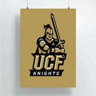 Onyourcases UCF Knights Custom Poster Silk Poster Wall Decor Home Decoration Wall Art Satin Silky Decorative Wallpaper Personalized Wall Hanging 20x14 Inch 24x35 Inch Poster