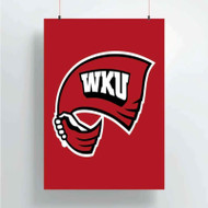 Onyourcases Western Kentucky Hilltoppers Custom Poster Silk Poster Wall Decor Home Decoration Wall Art Satin Silky Decorative Wallpaper Personalized Wall Hanging 20x14 Inch 24x35 Inch Poster