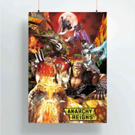 Onyourcases Anarchy Reigns Custom Poster New Silk Poster Wall Decor Home Decoration Wall Art Satin Silky Decorative Wallpaper Personalized Wall Hanging 20x14 Inch 24x35 Inch Poster