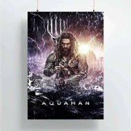 Onyourcases Aquaman Superheroes Custom Poster New Silk Poster Wall Decor Home Decoration Wall Art Satin Silky Decorative Wallpaper Personalized Wall Hanging 20x14 Inch 24x35 Inch Poster