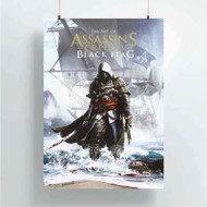Onyourcases Assassin s Creed IV Black Flag Custom Poster New Silk Poster Wall Decor Home Decoration Wall Art Satin Silky Decorative Wallpaper Personalized Wall Hanging 20x14 Inch 24x35 Inch Poster