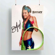 Onyourcases Bayley WWE Custom Poster New Silk Poster Wall Decor Home Decoration Wall Art Satin Silky Decorative Wallpaper Personalized Wall Hanging 20x14 Inch 24x35 Inch Poster