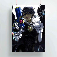 Onyourcases Bayonetta With Gun Custom Poster New Silk Poster Wall Decor Home Decoration Wall Art Satin Silky Decorative Wallpaper Personalized Wall Hanging 20x14 Inch 24x35 Inch Poster