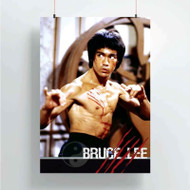 Onyourcases Bruce Lee Custom Poster New Silk Poster Wall Decor Home Decoration Wall Art Satin Silky Decorative Wallpaper Personalized Wall Hanging 20x14 Inch 24x35 Inch Poster