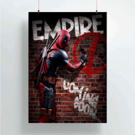 Onyourcases Deadpool Empire Custom Poster New Silk Poster Wall Decor Home Decoration Wall Art Satin Silky Decorative Wallpaper Personalized Wall Hanging 20x14 Inch 24x35 Inch Poster