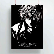 Onyourcases Death Note Cartoon Custom Poster New Silk Poster Wall Decor Home Decoration Wall Art Satin Silky Decorative Wallpaper Personalized Wall Hanging 20x14 Inch 24x35 Inch Poster