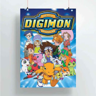 Onyourcases Digimon Adventures Custom Poster New Silk Poster Wall Decor Home Decoration Wall Art Satin Silky Decorative Wallpaper Personalized Wall Hanging 20x14 Inch 24x35 Inch Poster