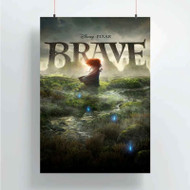 Onyourcases Disney Pixar Brave Art Custom Poster New Silk Poster Wall Decor Home Decoration Wall Art Satin Silky Decorative Wallpaper Personalized Wall Hanging 20x14 Inch 24x35 Inch Poster