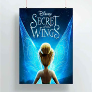Onyourcases Disney Tinkerbell Wings Custom Poster New Silk Poster Wall Decor Home Decoration Wall Art Satin Silky Decorative Wallpaper Personalized Wall Hanging 20x14 Inch 24x35 Inch Poster