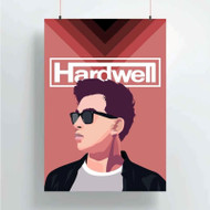 Onyourcases DJ Hardwell Custom Poster New Silk Poster Wall Decor Home Decoration Wall Art Satin Silky Decorative Wallpaper Personalized Wall Hanging 20x14 Inch 24x35 Inch Poster