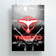 Onyourcases DJ Tiesto Custom Poster New Silk Poster Wall Decor Home Decoration Wall Art Satin Silky Decorative Wallpaper Personalized Wall Hanging 20x14 Inch 24x35 Inch Poster