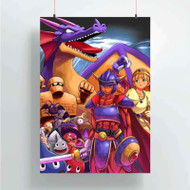 Onyourcases Dragon Quest Custom Poster New Silk Poster Wall Decor Home Decoration Wall Art Satin Silky Decorative Wallpaper Personalized Wall Hanging 20x14 Inch 24x35 Inch Poster