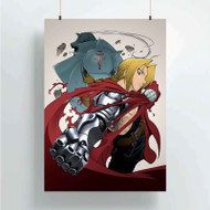 Onyourcases Fullmetal Alchemist Custom Poster New Silk Poster Wall Decor Home Decoration Wall Art Satin Silky Decorative Wallpaper Personalized Wall Hanging 20x14 Inch 24x35 Inch Poster