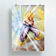 Onyourcases Gohan Super Saiyan Kameha Dragon Ball Z Custom Poster New Silk Poster Wall Decor Home Decoration Wall Art Satin Silky Decorative Wallpaper Personalized Wall Hanging 20x14 Inch 24x35 Inch Poster