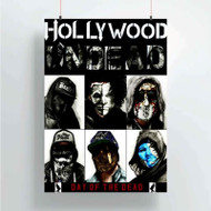 Onyourcases Hollywood Undead Custom Poster New Silk Poster Wall Decor Home Decoration Wall Art Satin Silky Decorative Wallpaper Personalized Wall Hanging 20x14 Inch 24x35 Inch Poster