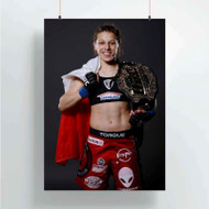 Onyourcases Joanna Jedrzejczyk UFC Custom Poster New Silk Poster Wall Decor Home Decoration Wall Art Satin Silky Decorative Wallpaper Personalized Wall Hanging 20x14 Inch 24x35 Inch Poster