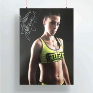 Onyourcases Joanna J drzejczyk UFC Custom Poster New Silk Poster Wall Decor Home Decoration Wall Art Satin Silky Decorative Wallpaper Personalized Wall Hanging 20x14 Inch 24x35 Inch Poster