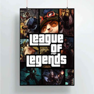 Onyourcases League of GTA League of Legends Custom Poster New Silk Poster Wall Decor Home Decoration Wall Art Satin Silky Decorative Wallpaper Personalized Wall Hanging 20x14 Inch 24x35 Inch Poster