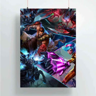 Onyourcases League of Legends Jungle Champions Custom Poster New Silk Poster Wall Decor Home Decoration Wall Art Satin Silky Decorative Wallpaper Personalized Wall Hanging 20x14 Inch 24x35 Inch Poster