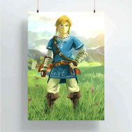Onyourcases Link The Legend of Zelda Wii U Custom Poster New Silk Poster Wall Decor Home Decoration Wall Art Satin Silky Decorative Wallpaper Personalized Wall Hanging 20x14 Inch 24x35 Inch Poster