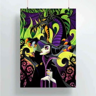 Onyourcases Maleficent Custom Poster New Silk Poster Wall Decor Home Decoration Wall Art Satin Silky Decorative Wallpaper Personalized Wall Hanging 20x14 Inch 24x35 Inch Poster