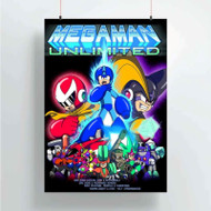 Onyourcases Megaman Unlimited Custom Poster New Silk Poster Wall Decor Home Decoration Wall Art Satin Silky Decorative Wallpaper Personalized Wall Hanging 20x14 Inch 24x35 Inch Poster