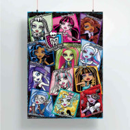 Onyourcases Monster High Custom Poster New Silk Poster Wall Decor Home Decoration Wall Art Satin Silky Decorative Wallpaper Personalized Wall Hanging 20x14 Inch 24x35 Inch Poster