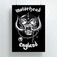 Onyourcases Motorhead England Custom Poster New Silk Poster Wall Decor Home Decoration Wall Art Satin Silky Decorative Wallpaper Personalized Wall Hanging 20x14 Inch 24x35 Inch Poster