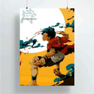 Onyourcases Mugen Samurai Champloo Custom Poster New Silk Poster Wall Decor Home Decoration Wall Art Satin Silky Decorative Wallpaper Personalized Wall Hanging 20x14 Inch 24x35 Inch Poster