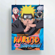 Onyourcases Naruto Shippuden Shonen Jump Custom Poster New Silk Poster Wall Decor Home Decoration Wall Art Satin Silky Decorative Wallpaper Personalized Wall Hanging 20x14 Inch 24x35 Inch Poster