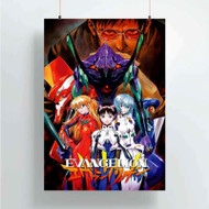 Onyourcases Neon Genesis Evangelion Characters Custom Poster New Silk Poster Wall Decor Home Decoration Wall Art Satin Silky Decorative Wallpaper Personalized Wall Hanging 20x14 Inch 24x35 Inch Poster