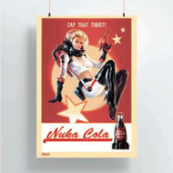 Onyourcases Nuka Cola Fallout 4 Custom Poster New Silk Poster Wall Decor Home Decoration Wall Art Satin Silky Decorative Wallpaper Personalized Wall Hanging 20x14 Inch 24x35 Inch Poster