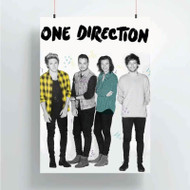 Onyourcases One Direction Photo Session Custom Poster New Silk Poster Wall Decor Home Decoration Wall Art Satin Silky Decorative Wallpaper Personalized Wall Hanging 20x14 Inch 24x35 Inch Poster