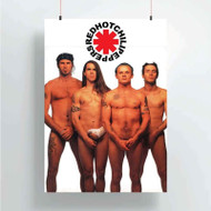 Onyourcases Red Hot Chili Peppers Custom Poster New Silk Poster Wall Decor Home Decoration Wall Art Satin Silky Decorative Wallpaper Personalized Wall Hanging 20x14 Inch 24x35 Inch Poster