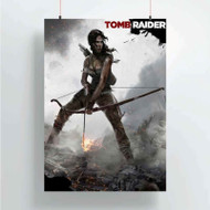 Onyourcases Rise of the Tomb Raider Arrow Fire Custom Poster New Silk Poster Wall Decor Home Decoration Wall Art Satin Silky Decorative Wallpaper Personalized Wall Hanging 20x14 Inch 24x35 Inch Poster