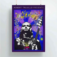 Onyourcases Robert Trujillo Jaco Metallica Custom Poster New Silk Poster Wall Decor Home Decoration Wall Art Satin Silky Decorative Wallpaper Personalized Wall Hanging 20x14 Inch 24x35 Inch Poster