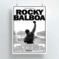 Onyourcases Rocky Balboa Custom Poster New Silk Poster Wall Decor Home Decoration Wall Art Satin Silky Decorative Wallpaper Personalized Wall Hanging 20x14 Inch 24x35 Inch Poster