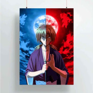 Onyourcases Rurouni Kenshin Heart Of Sword Custom Poster New Silk Poster Wall Decor Home Decoration Wall Art Satin Silky Decorative Wallpaper Personalized Wall Hanging 20x14 Inch 24x35 Inch Poster
