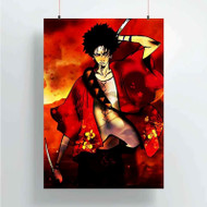 Onyourcases Samurai Champloo Mugen Custom Poster New Silk Poster Wall Decor Home Decoration Wall Art Satin Silky Decorative Wallpaper Personalized Wall Hanging 20x14 Inch 24x35 Inch Poster