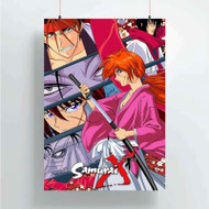 Onyourcases Samurai X Rurouni Kenshin Custom Poster New Silk Poster Wall Decor Home Decoration Wall Art Satin Silky Decorative Wallpaper Personalized Wall Hanging 20x14 Inch 24x35 Inch Poster